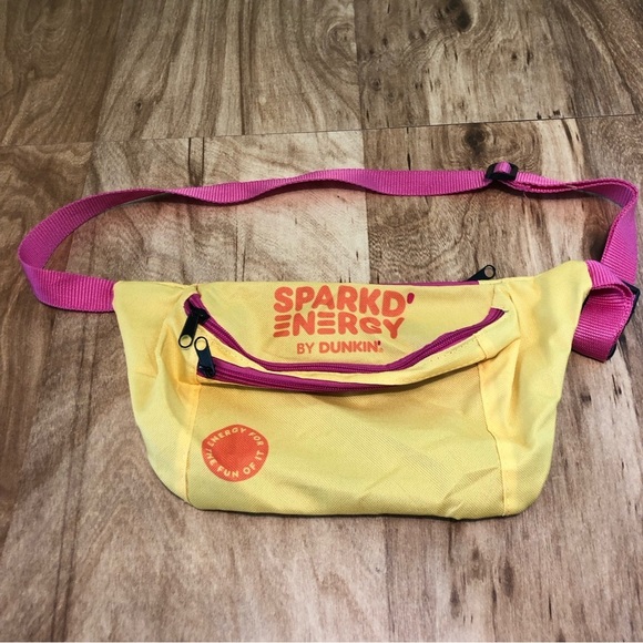 Dunkin Donuts Handbags - RARE Dunkin Donuts TwitchCon 2023 Day 1 Grand Prize Fanny Pack Belt Bag